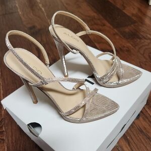 Pointy stiletto heel sandals